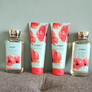 Bath & Body Set - Red and Gold